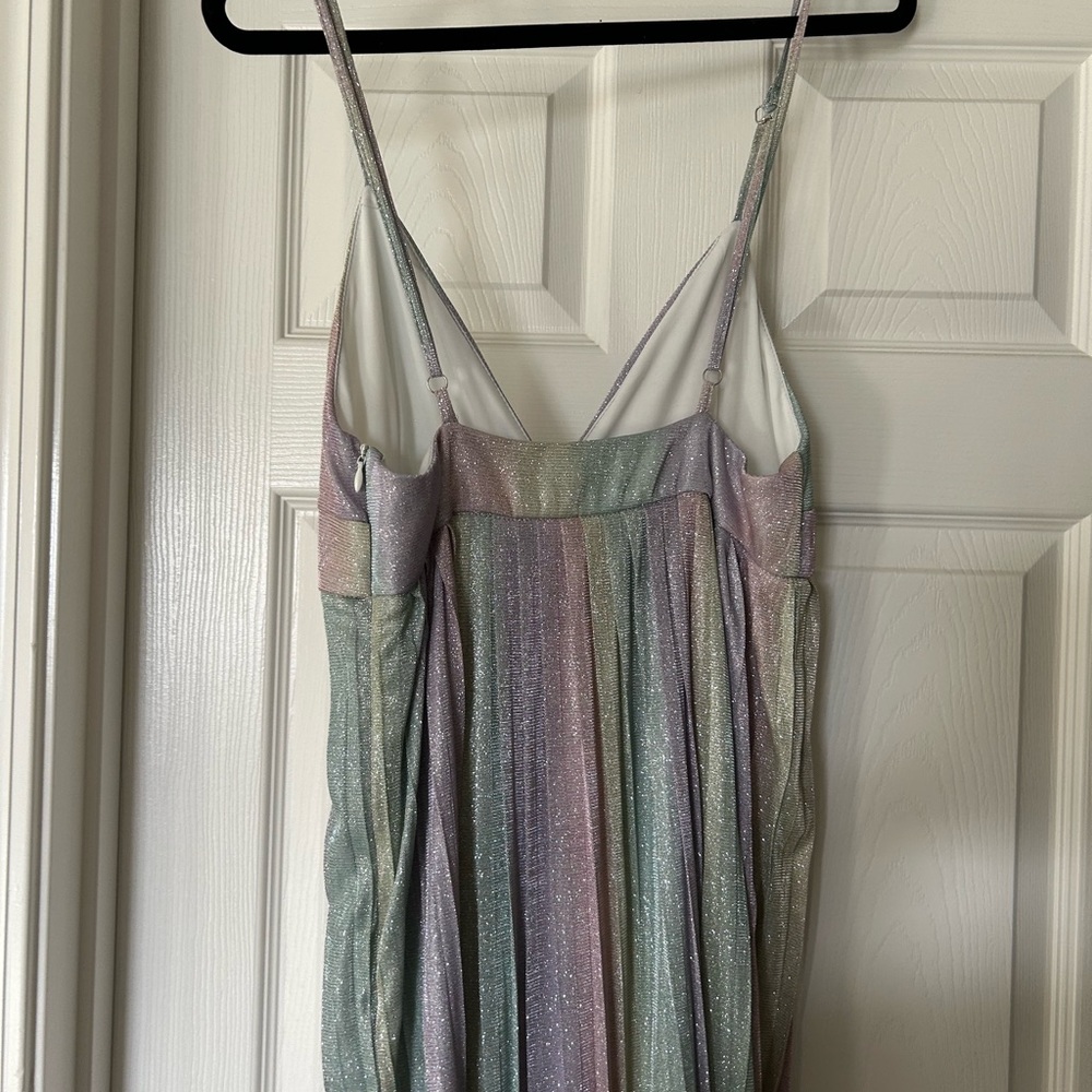 Shimmering Multicolor Striped Dress - Picture 3 of 3